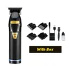 Tondeuses Tondeuses Tondeuse à cheveux professionnelle Or Électrique Pour Hommes Rasoir Rechargeable Sans Fil Barbier Coupe Hine T Style 220121 Dr Dhrot