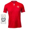 Nazionale 23 24 Malta Soccer Jerseys 2023 2024 Home Red Classic Football Shirts Europa 2024 Uniforme manica corta camesita de futol mykit