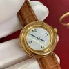 Carier Antique Clean Factory Small Women 's Watches Swiss Movement는 보석류 청소 된 파란색 바늘로 절대 손을 떼는 금이있는 은색 케이스 고품질 시계로 사용할 수 있습니다.