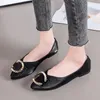 Sandali comodi zeppe da donna décolleté 40mm scarpe da ufficio formali ragazze della scuola nero/marrone tramonto/albicocca scarpe con tacco medio in morbida pelle