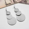 Boucles d'oreilles pendantes pour femmes, accessoires adorables, tendance, Rock, boîtes de nuit, rondes givrées, 2023, 180726 – 16