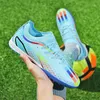 Kledingkwaliteit voetbal heren laarzen mannelijke buitenlip niet-slip unisex professionele hoge top training voetbal schoenen grasland sneakers 231116