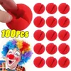 Decorazioni natalizie 100 1 pz palline rosse schiuma naso da clown spugna costume cosplay per casa fai da te decorazioni per feste di Halloween forniture 231116