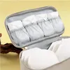 Förvaringspåsar reser underkläder väska bärbara bh underkläder strumpor handväska arrangör dragkedja vattentät fack