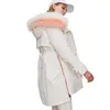 Winter Mantel frauen Neue Fell Kapuze Schnee Mantel Winter Hecht Mantel Anti kalt Warm Verdickt 2W16Q