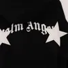 Sweatshirts Mense Womens Designer Hoodies Fashion Streetwear Palmes Angel Angels Double Hat Tröja Back Five Point Star Decal Loose Mens Womens High Street Fashion