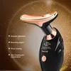 Face Care Devices Black gold electric beauty instrument for lifting and fixing and eye massagers Household vibration ultrasonic massager 231115