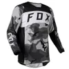 Men's T-Shirts FOX TELEYI Motocross Jersey Racing Moto Clothing Quick Dry MTB Shirts Dirt Bike Downhill Mountain DH Long Sleeve Cycling Jersey