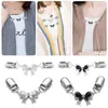 Brooches Women Fashion Cardigan Sweater Blouse Pin Shawl Brooch Clips Shirt Collar Retro Duck Clip Winter Scarf Clasps Charm Accessories