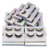 3D Mink Lashes Faux Mink False 속눈썹 자연적 길고 극적인 울트라 wispies Fluffy Eyelash Full Strips 가짜 눈 속눈썹 연장 메이크업 LL