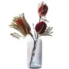 Decoratieve bloemen Bex Hoogwaardige Gedroogde bloemtak Fall Decoratie Pink Decoraties Muur Huisaccessoires Ornamenten Kerstmis