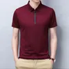 Mens designer t shirt gallery dept shirt boohoo clothing cotton spandex apricot clothing black Breathable Anti-Wrinkle Long Zipper Solid colorUndershirt POLO