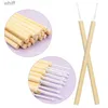 Coton-tige 50pcs cils microbrosse Mascara baguettes bâton de nettoyage en bambou Extension de cils brosse de maquillage dissolvant de cils propre écouvillon applicateurs L231116