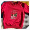 Tenues assorties pour la famille 2024 Vêtements de Noël Costume parent-enfant Année Sweat-shirt Fête de famille Festival rouge Automne et hiver Vêtements épaissis 231115