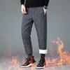 Men's Pants 2023 Winter Fleece Pants For Men Lambs Wool Warm Trousers Casual Thicken Homme Cheap Clothing Big Size Joggers Sweatpants J231116