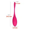 LEVETT Vibrerend Ei Afstandsbediening Vibrator Speeltjes voor Vrouwen Vaginale Strakke Oefening Kegel Ballen G-spot Massage USB Opladen 231116