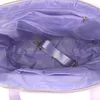 Duffel Bags Nylon Purple Nylon Impermeável Conjunto