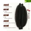 16-Zoll-vorgeflaumtes Spring-Twist-Haar, federnde Afro-Twist-Haarzöpfe, Kinky-Marley-Twist-Häkel-Flechthaar