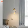 Lámparas colgantes, luces de lujo HD para comedor, sala de estar, dormitorio, mesita de noche, cocina, cafetería, Bar, decoración interior, techo colgante de cristal LED