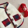 Cão vestuário filhote de cachorro inverno casaco de duas pernas colete traje de lã jaqueta de gato com lenço ropa para perros roupas para animais de estimação para pequenos 231115