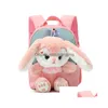 Zaini Per Bambini Cartone Animato Coniglio Per Ragazze Ragazzi Carino Garten Zaino In Peluche Zaino Per Bambini Borsa Per Libri Per Animali Da Viaggio Consegna Di Goccia Dhnih