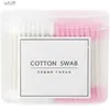 Cotton Swab 100/200/300 pièces jetables maison double têtes nettoyage des oreilles maquillage cotons-tiges bourgeons outils de nettoyage jetables Cotton SwabsL231116