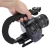 Stabilisateurs Stabilisateur de support portatif unique en forme de U/C pour Steadycam tous les appareils photo reflex et caméra DV domestique Q231116