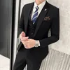 Men's Suits Blazers S-5XL Jacket Vest Pants Boutique Solid Color Casual Business Office Slim Mens Suit Groom Wedding Gown Blazer Waist Coat Trousers 231116