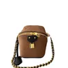 Lyx kvinnor designer väskor franska varumärke retro gammal blomma crossbody väska ny modekedja tote plånbok hög kvalitet läder rem lady axel väska klassisk handväska