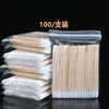 Cotton Swab Disposable Cotton Swab Lint Free Micro Brushes Wood Cotton Buds Swabs Ear Clean Stick Eyelash Extension Glue Removing ToolL231116