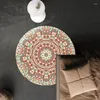 Carpets Nordic Round Rugs Living Room Decoration Home Hallway Decor For Bed Washable Luxury Entrance Door Mat Outdoor