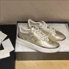 Designer sneaker kvinna skor tyg bomull sneakers plattform sko lila vit beige lyxtränare åkare ny vårstorlek 35-40