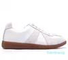 Shoes Maisons Margiela Replicaing Cut Out Sneakers Women Designer Casual Eur Maison Mens Trainers Orange Zapatos Running White Skate