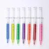 Highlighters 70pcs Syringe markeerstift pen spuitnaaldvorm Mechanische kleurpen balpoint voor kantoorschool marker schrijftool 231116