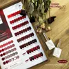 Rormays 30 Cores Gel Polimento Vermelho Conjunto Brilhante Brilho Semi Permanente Verniz Misto Gel Caixa de Presente Cartão de Cor Rosa Vermelho UV Primer Acabamento 15ML Nail Art Fábrica Atacado