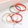 Link pulseiras na moda dobrável anel pulseira para mulher criativa 2 em 1 magia retrátil brilhando strass ajustável jóias requintadas