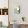 Applique murale moderne pour enfants, salon, chevet, dessin animé, petite maison, robot nordique, chambre à coucher, bureau, décoration intérieure, lumière LED