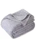 Couverture en polyester par Sublimation 50x60 pouces, pull en Jersey gris vierge, couvertures polaires, bricolage, impression de canapé-lit, Rug1269370
