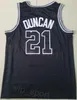 Mens Basketball City Keldon Johnson Jersey 3 Manu Ginobili 20 Tim Duncan 21 Victor Wembanyama 1