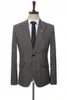 Costumes pour hommes 2023 mode hommes été décontracté lin noir blanc Reto classique Plaid affaires mariage marié veste Blazer manteau