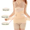 Other Maternity Supplies 3in1 Belly Abdomen Pelvis Postpartum Belt Body Recovery Belly Slim After Childbirth Waist Delivery After Waist Trainer Corset 230414