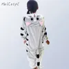 Cosplay Kigurumi Children for Girls Boys Winter Flannel Cartoon Cat Kids Boys Girls Pijamas Baby Pajamas Sleepwear Onesies 231115