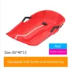 Sledding 2PCS Solid Snow Sled Snow Speeder Sled Flyer Flying Board Toboggan Sledge With Pull Rope And Handles For Winter Sports Snow Sled 231116