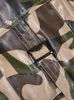 Rokken DEAT Mode Damesrok Slanke taille Zakken met ritssluiting PU-leer Medium rek Camouflage Mini Zomer 2023 17A9935 231116