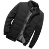 Parkas pour hommes Treesolo Vêtements de mode pour hommes Col montant Garder au chaud Manteaux Veste rembourrée en coton Vestes bouffantes Automne Hiver Vestes doublées de fourrure J231116