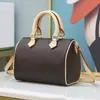 Lyx designer kvinna tygväska Handväska axelväskor dam handväska med serienummer blommor bokstäver