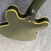 Özel 1964 ES 345 Yeniden Düzenleme Zeytin Çıkarımı Yeşil Ele Gitar 2018 Yarı İçi Büro Vücut Bigs Treomolo Brdige Variton Knob ABR1 Brid7490531