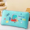 Pillows Summer Breathable Ice Silk Cool Baby Pillow Cartoon Style Kindergarten Nap Pillow Detachable Washable Pillowcase+Pillow CoreL231116