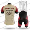 Ensembles de course 2023 été drôle mari et femme Kits de route rétro bière équitation Club Vintage Couple vélo Jersey vtt Maillot ensemble