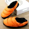Slippers Pouches with colorful warm slippers cute couple home cotton for men and women month shoes woman 231115